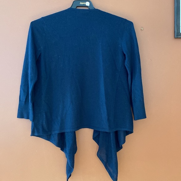 Club Monaco ladies navy blue wrap in size extra small. - Picture 2 of 8